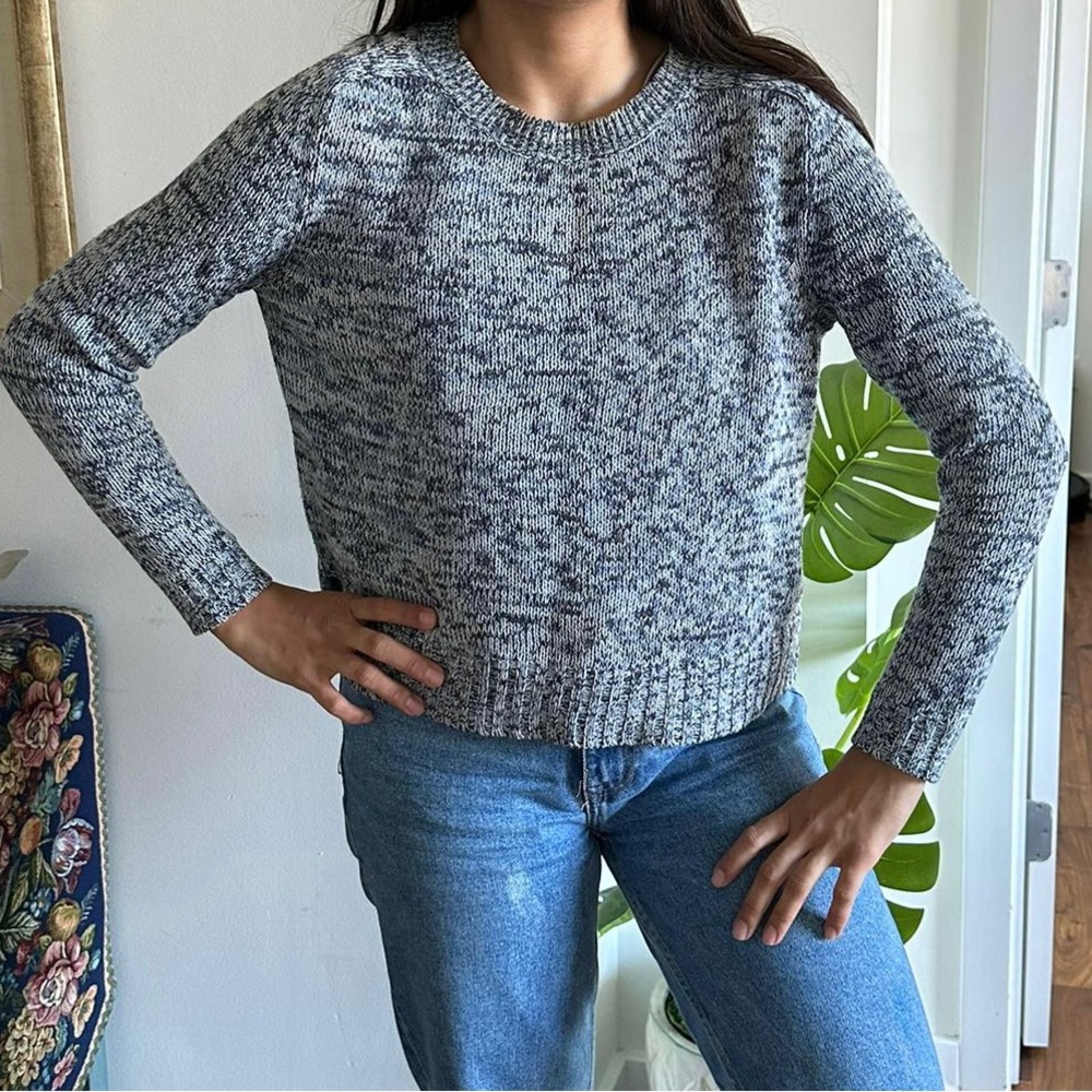 Chic blue sweater!